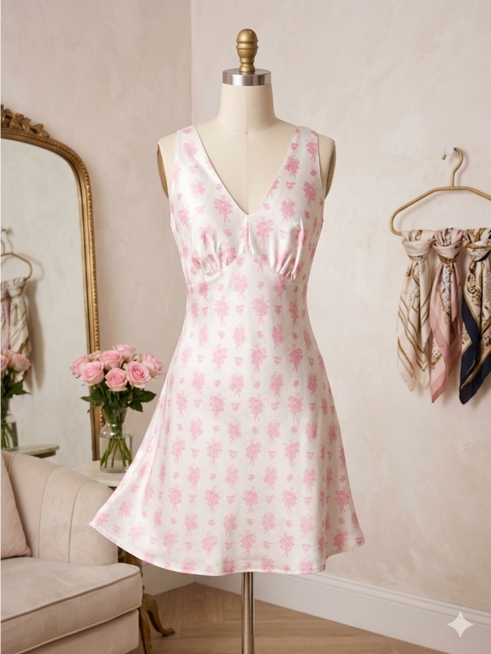 Médium Japna satin Dress